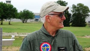 Brian Lloyd prior to flight of airplane Spirit 21 MAY 2017 in Texas USA